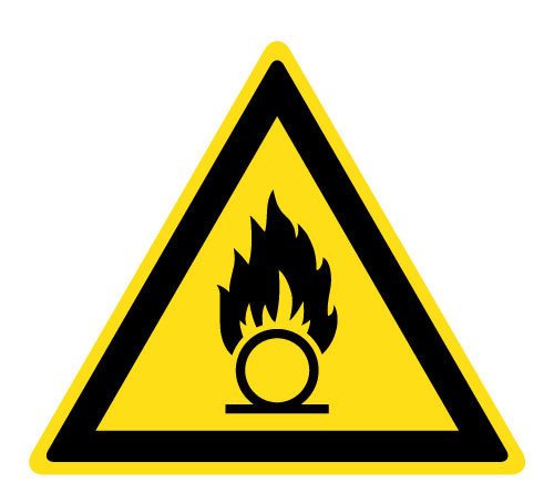 สัญลักษณ์วัตถุอันตราย 9 ประเภท Oxidizing